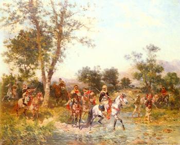 喬治 華盛頓 Arab Riders at the Oasis 喬治 華盛頓 Arab Riders at the Oasis